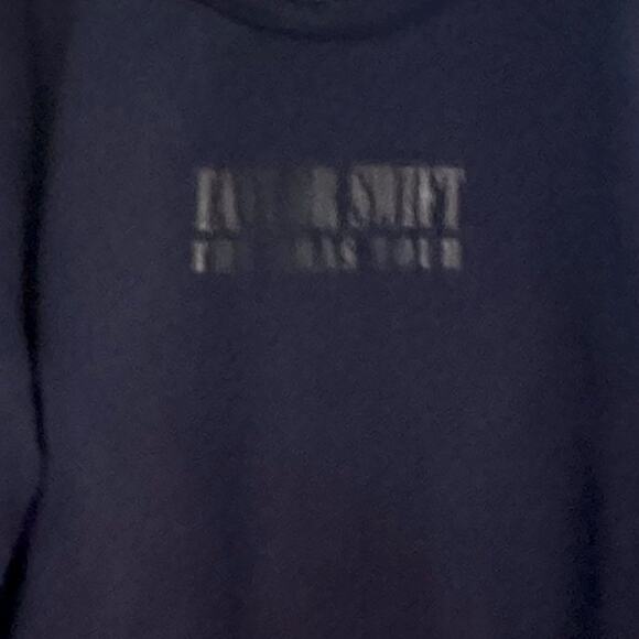 Taylor Swift The Eras Tour Merch Blue Crew Neck Sweatshirt Sweat Shirt LARGE - Picture 5 of 13